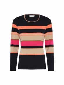 Micha Bluse 173121 - Navyorange 1 ny