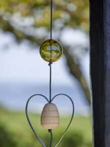 Nordic by Hand Grøn Glas Kugle 10 cm1