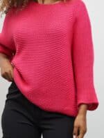 Sortbet strik 22100261 - Pink2