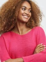 Sortbet strik 22100261 - Pink3
