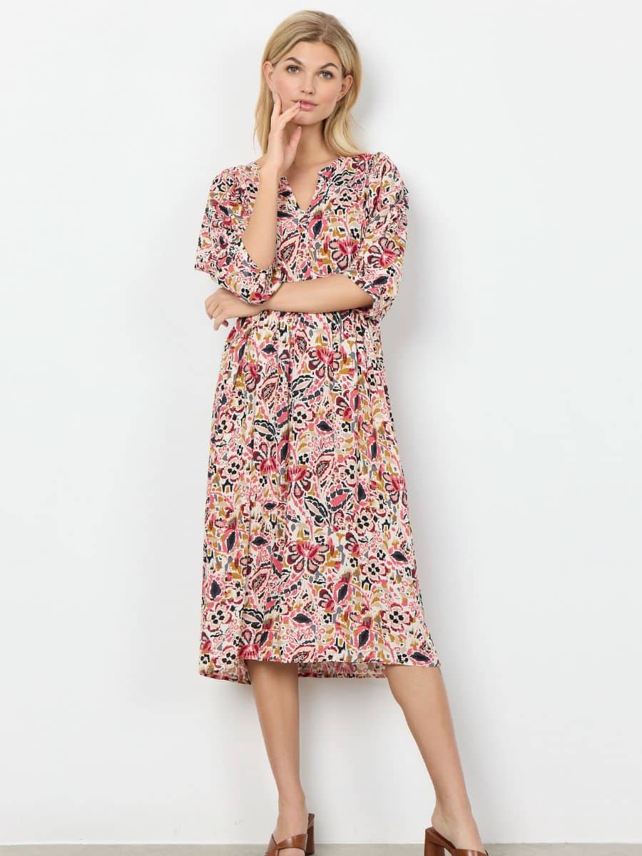 Soya SC-Mitra Kjole - Rød ♥ Shop Soyaconcept styles online her ♥