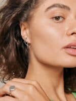 Enamel Ørering Studs juno sølv 3 ny