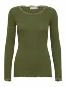 Fransa Blonde Bluse Frhizamond - Riffel Green