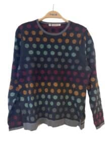 Mansted Strik polka - Black 1 ny