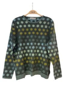 Mansted Strik polka - Dark Green 1 ny