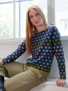 Mansted Strik polka - Soft Blue 1 ny
