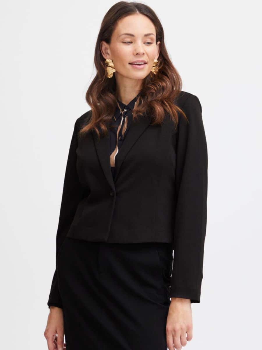 Fransa nyheder jakke 2023 Blazer Black Shop ♥ - Frblazer