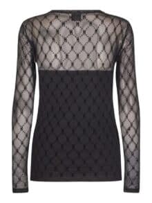 Hype The Detail mesh bluse - Sort2