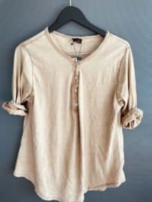 Qnuz Bluse - Camel 1 ny