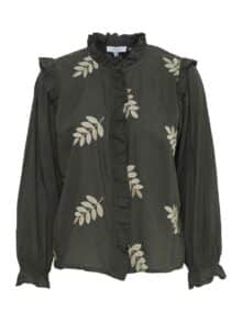 Sorbet Bluse SbGoldie - Army