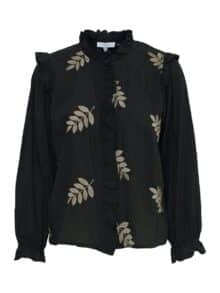 Sorbet Bluse SbGoldie - Sort