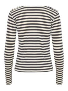 Part Two Fanneys T-Shirt - Dark Navy Stripe 2 ny