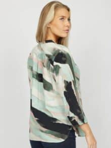 2 Biz Bluse Dorte - Green Fade 2 ny