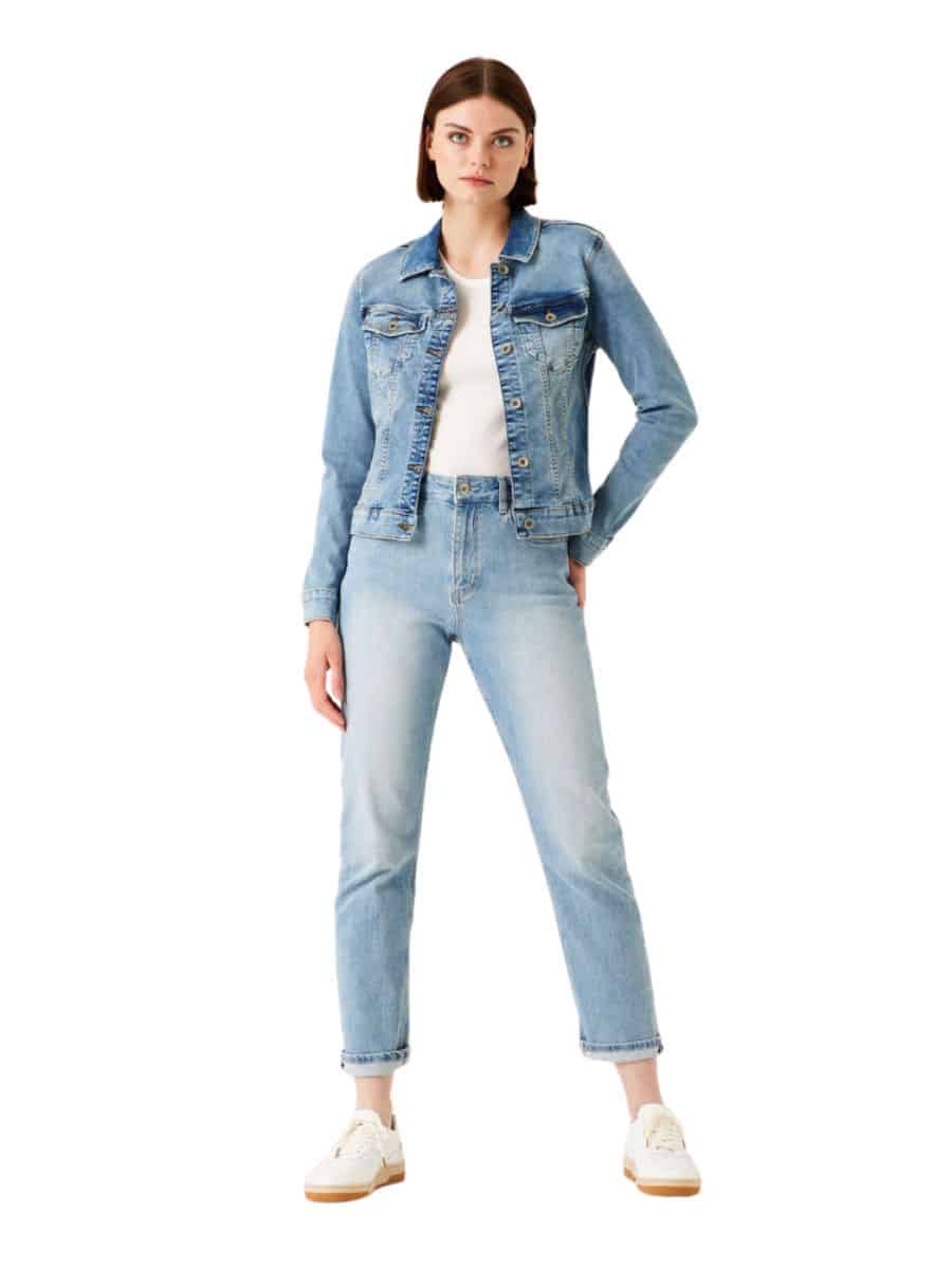Jeans Fille Garcia Denim - Marque Italienne Durable - Coupe Classique, Qualité Premium - Pour Tous Les Jours