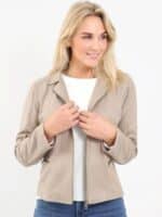 2 Biz Padova Jakke - Sand 1 ny