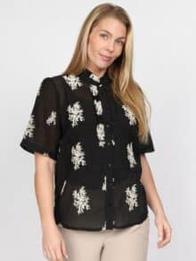 2-Biz bluse Cathrine - Sort