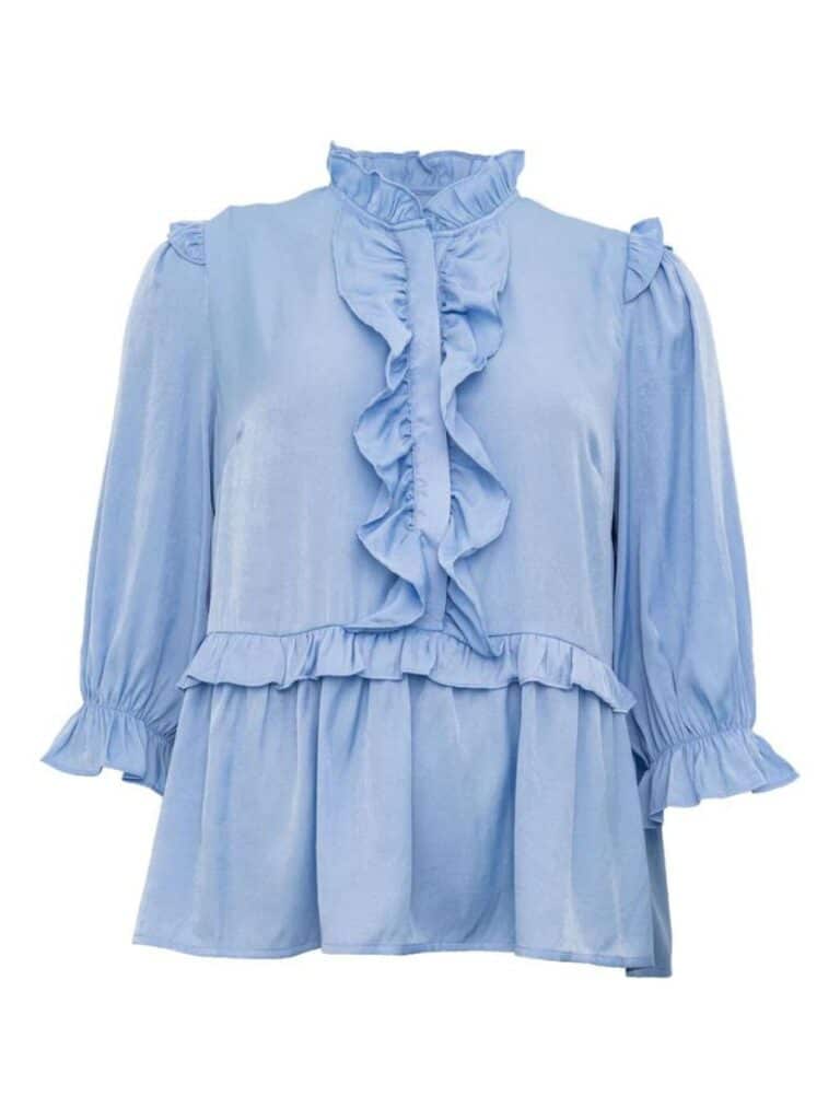 Costa Mani Hyacinth Blouse, Red Blue Combi main image 1