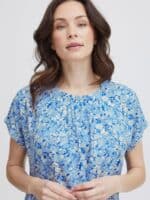 Fransa FRSEEN T-Shirt - Hydrangea 3 ny