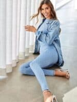 Hype The Detail leggings 200-21-41 - Lyseblå3