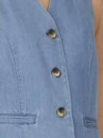 Love & Divine Denim vest - Denim Blue 4 ny