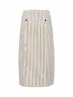 Part Two Esila Nederdel - Dark Navy Stripe1