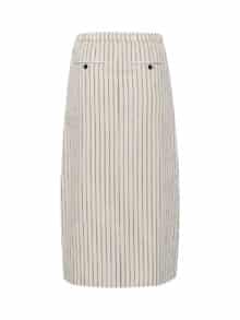 Part Two Esila Nederdel - Dark Navy Stripe1