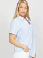2 Biz Bluse Carla i lysblå.3