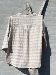 Cabana Living Salin Bluse - Beige Stripe 2 NY