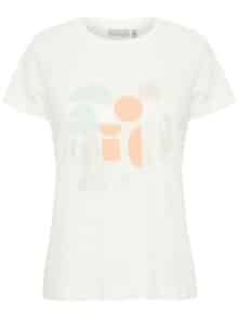 Fransa FRJUNA T-shirt - White 1 ny