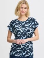 Fransa FRSEEN T-Shirt 20610634 - Navy Blazer2