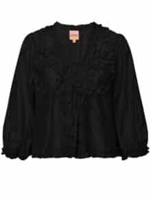 Gosssia cardigan bluse Mirka – Sort 1 ny