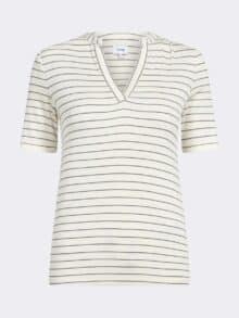 Levete LR-Ika T-Shirt - Cream 1 ny