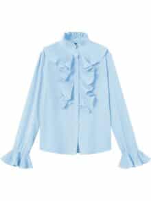 Qnuz Skjorte Natasja - Pastel Blue 1 NY