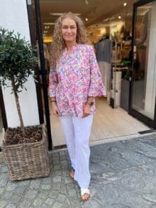 Ella Bluse - Multi Flower 1 ny