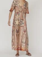 Love & Divine kjole love1134-2 - Burned Paisley 1