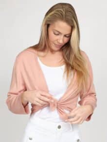 2-Biz Cardigan Lana.Sp24 - Rose1