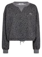 Co'Couture Cropss Sweat - Mid Grey