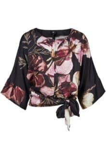 Nü viva bluse - Black Mix 1 ny
