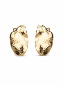 Enamel Øreringe Maia Large - Guld 1 ny