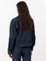 Levete Room LR-INES Jakke - Mørk Denim 4 ny