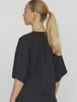 Sister Point Ensia-ss Bluse - Black 3 ny