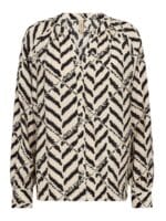 Soya Concept Bluse Sc-inarose - Cream Black 1 ny