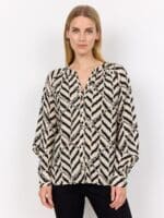 Soya Concept Bluse Sc-inarose - Cream Black 3 ny