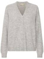 Fransa Cardigan Frellis Car - Light Grey 1 ny