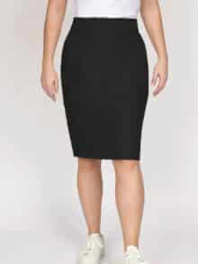 2Biz Malloy Nederdel Black – Elegant sort nederdel