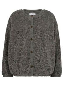 Co ´Couture Timmy Teddy Jacket - Mid Grey 1 ny