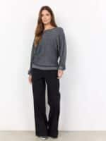 Soya Concept Bluse Sc-Violetta - Sort Sølv 3 ny