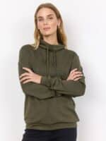 Soya Concept Sc- Banu Sweatshirt - Army 3 ny