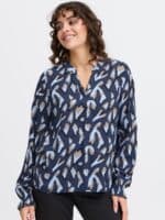 Fransa bluse Frflowy bl 3 - Navy Blazer2