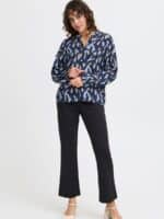 Fransa bluse Frflowy bl 3 - Navy Blazer4